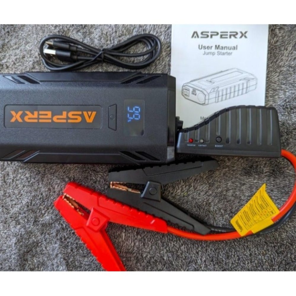 Car Jump Starter, 1500A Peak Battery Starter for Up to 7.0L Gas